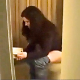 A brunette girl farts repeatedly on a toilet while secretly recorded through the doorway. To get revenge, she walks in on her friend while bathing and farts again on the toilet. The girl in the tub joins in for a nasty fart competition! Over 7 minutes.